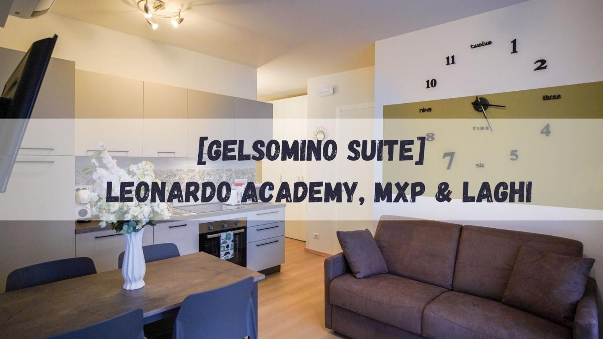 Gelsomino Suite Leonardo Academy, Mxp & Laghi Sesto Calende Exterior photo